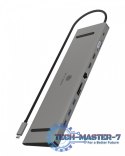 Stacja dokująca IB-DK2106a-CPD 11 w 1, 2x HDMI, 1x VGA, LAN, czytnik kart, 3x USB, 100W PD Stacja dokująca IB-DK2106a-CPD 11 w 1, 2x HDMI, 1x VGA, LAN, czytnik kart, 3x USB, 100W PD