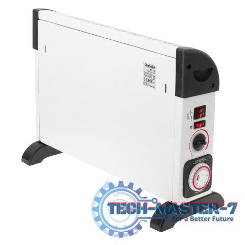 Grzejnik konwektorowy Mesko MS 7741w elektryczny Timer Turbo nawiew termostat 45dB 2000W Grzejnik konwektorowy Mesko MS 7741w elektryczny Timer Turbo nawiew termostat 45dB 2000W