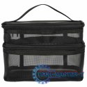 Kosmetyczka damska męska podróżna organizer składany XXL czarny Kosmetyczka damska męska podróżna organizer składany XXL czarny