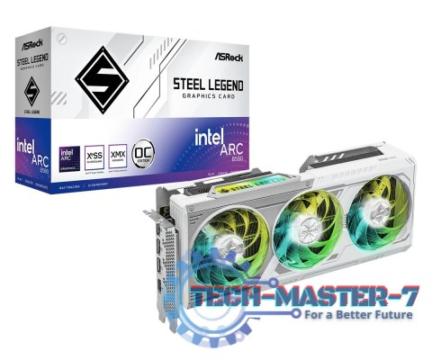 Karta graficzna B580 STEEL LEGEND 12GB OC GDDR6 192bit 3DP/HDMI Karta graficzna B580 STEEL LEGEND 12GB OC GDDR6 192bit 3DP/HDMI