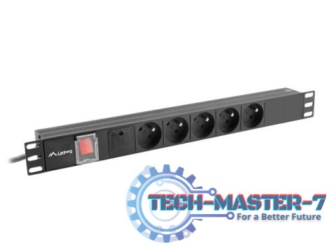Listwa zasilająca rack PDU 19 cali 1U 16A 5x230V 2m czarna Listwa zasilająca rack PDU 19 cali 1U 16A 5x230V 2m czarna