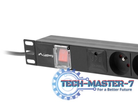 Listwa zasilająca rack PDU 19 cali 1U 16A 5x230V 2m czarna Listwa zasilająca rack PDU 19 cali 1U 16A 5x230V 2m czarna