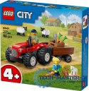 Klocki City 60461 Czerwony traktor z przyczepą i owcą Klocki City 60461 Czerwony traktor z przyczepą i owcą