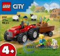Klocki City 60461 Czerwony traktor z przyczepą i owcą Klocki City 60461 Czerwony traktor z przyczepą i owcą