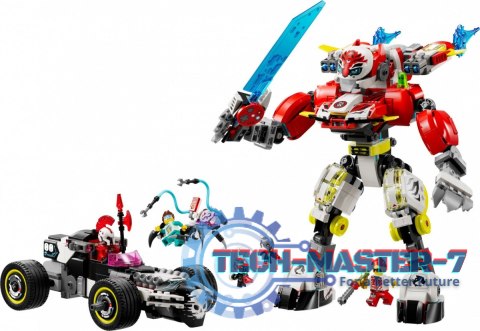 Klocki DREAMZzz 71497 Tygrysi mech Coopera i hot rod Zero Klocki DREAMZzz 71497 Tygrysi mech Coopera i hot rod Zero