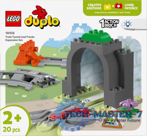 Klocki DUPLO 10425 Tunel i tory kolejowe - zestaw rozszerzający Klocki DUPLO 10425 Tunel i tory kolejowe - zestaw rozszerzający