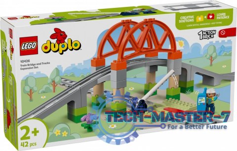 Klocki DUPLO 10426 Most i tory kolejowe - zestaw rozszerzający Klocki DUPLO 10426 Most i tory kolejowe - zestaw rozszerzający