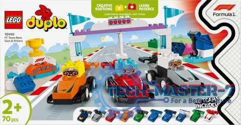 Klocki DUPLO 10445 Bolidy i kierowcy F1 Klocki DUPLO 10445 Bolidy i kierowcy F1