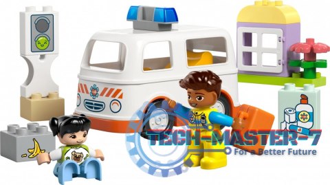 Klocki DUPLO 10447 Karetka z kierowcą Klocki DUPLO 10447 Karetka z kierowcą
