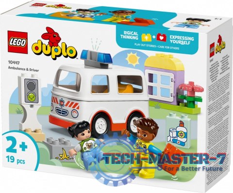 Klocki DUPLO 10447 Karetka z kierowcą Klocki DUPLO 10447 Karetka z kierowcą