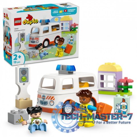 Klocki DUPLO 10447 Karetka z kierowcą Klocki DUPLO 10447 Karetka z kierowcą