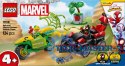 Klocki SPIDEY 11198 Pościg Spina za Electro w dinopojeździe