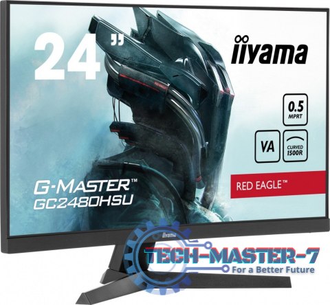 Monitor 24 cale GC2480HSU-B1,VA,180HZ,1500R,USBx2,0,5ms,300cd Monitor 24 cale GC2480HSU-B1,VA,180HZ,1500R,USBx2,0,5ms,300cd