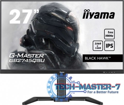 Monitor 27 cali GB2745QSU-B2,IPS,QHD,100Hz,1ms,2xUSB,300cd Monitor 27 cali GB2745QSU-B2,IPS,QHD,100Hz,1ms,2xUSB,300cd