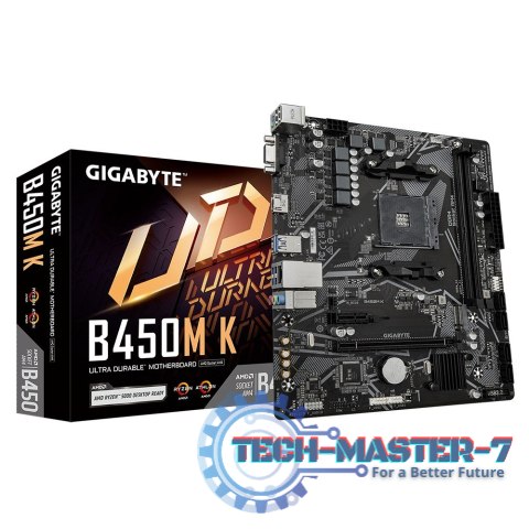 Płyta główna B450M K AM4 2DDR4 HDMI USB 3.2 M.2 uATX Płyta główna B450M K AM4 2DDR4 HDMI USB 3.2 M.2 uATX