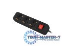 Listwa zasilająca LANBERG PS1-03F-0150-BK