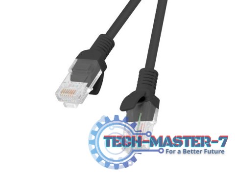 Patchcord kat.5e 1.5M UTP czarny Patchcord kat.5e 1.5M UTP czarny