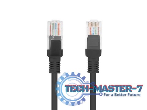 Patchcord kat.5e 1.5M UTP czarny Patchcord kat.5e 1.5M UTP czarny