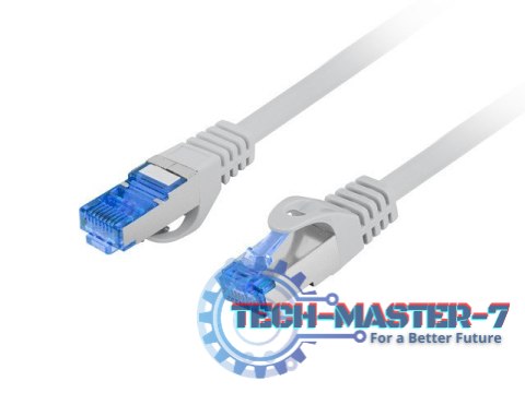 Patchcord kat.6a S/FTP LSZH CCA 0.25m szary fluke Patchcord kat.6a S/FTP LSZH CCA 0.25m szary fluke
