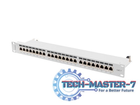 Patchpanel 24 port 1U KAT7 EK. PPS7-1024-S Szary Patchpanel 24 port 1U KAT7 EK. PPS7-1024-S Szary