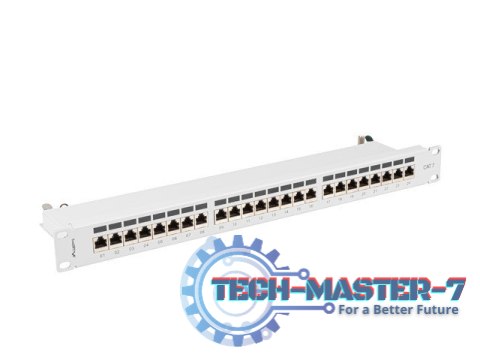 Patchpanel 24 port 1U KAT7 EK. PPS7-1024-S Szary Patchpanel 24 port 1U KAT7 EK. PPS7-1024-S Szary