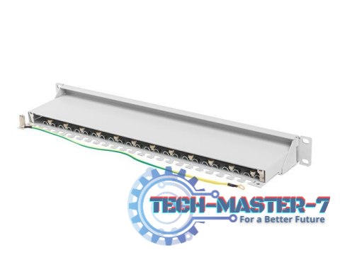 Patchpanel 24 port 1U KAT7 EK. PPS7-1024-S Szary Patchpanel 24 port 1U KAT7 EK. PPS7-1024-S Szary