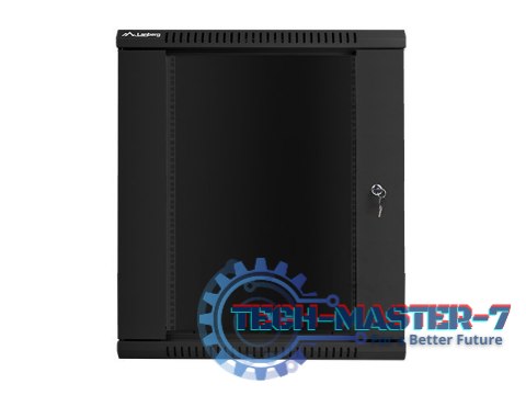 Szafa instalacyjna wisząca 19'' 15U 600X450mm czarna (drzwi szklane) Szafa instalacyjna wisząca 19'' 15U 600X450mm czarna (drzwi szklane)