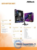 Płyta główna X870 RIPTIDE WIFI 4DDR5 M.2 ATX Płyta główna X870 RIPTIDE WIFI 4DDR5 M.2 ATX