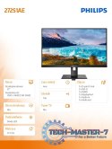 Monitor 272S1AE 27 cali IPS DVI HDMI DP Pivot