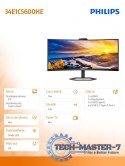 Monitor 34 cale 34E1C5600HE VA HDMI DP USB-C HAS Kamera Głośniki Monitor 34 cale 34E1C5600HE VA HDMI DP USB-C HAS Kamera Głośniki