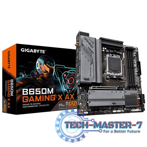 Płyta główna GIGABYTE B650M GAMING X AX AM5 MICRO ATX Płyta główna GIGABYTE B650M GAMING X AX AM5 MICRO ATX