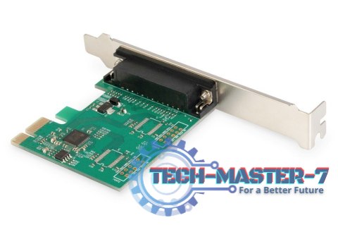 Karta rozszerzeń (Kontroler) LPT PCI Express, 1xDB25, Low Profile, Chipset: ASIX99100 Karta rozszerzeń (Kontroler) LPT PCI Express, 1xDB25, Low Profile, Chipset: ASIX99100