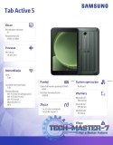 Tablet Tab Active 5 EE 8,0'Wifi 6/128GB Zielony Tablet Tab Active 5 EE 8,0'Wifi 6/128GB Zielony