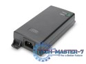 Zasilacz/Adapter PoE+ 802.3at, max. 55V 60W Gigabit 10/100/1000Mbps, aktywny