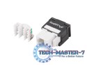 Moduł keystone gniazdo beznarzędziowy RJ45 - LSA UTP kat.5e 180 stopni do puszki montażowej Moduł keystone gniazdo beznarzędziowy RJ45 - LSA UTP kat.5e 180 stopni do puszki montażowej