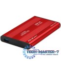 Obudowa na dysk HDD/SSD 2.5 cala SATA3 | USB 3.0 | Czerwona Obudowa na dysk HDD/SSD 2.5 cala SATA3 | USB 3.0 | Czerwona