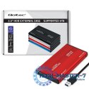 Obudowa na dysk HDD/SSD 2.5 cala SATA3 | USB 3.0 | Czerwona Obudowa na dysk HDD/SSD 2.5 cala SATA3 | USB 3.0 | Czerwona