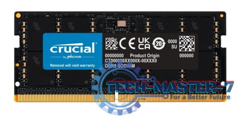 Pamięć DDR5 SODIMM 32GB/4800 CL40 (16Gbit) Pamięć DDR5 SODIMM 32GB/4800 CL40 (16Gbit)