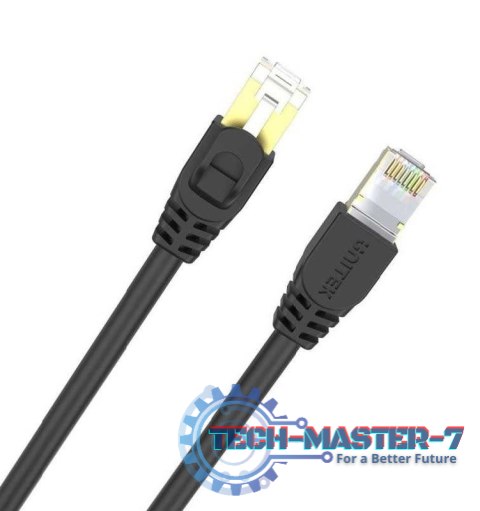 Patchcord Cat.7 SSTP (8P8C) RJ45, 10M, C1813EBK Czarny Patchcord Cat.7 SSTP (8P8C) RJ45, 10M, C1813EBK Czarny