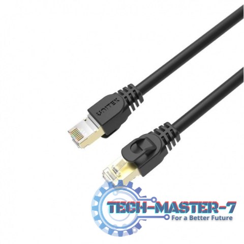 Patchcord Cat.7 SSTP (8P8C) RJ45, 10M, C1813EBK Czarny Patchcord Cat.7 SSTP (8P8C) RJ45, 10M, C1813EBK Czarny