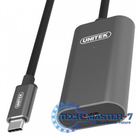 Przedłużacz aktywny USB Typ-C 3.1, 5m, M/F; U305A Przedłużacz aktywny USB Typ-C 3.1, 5m, M/F; U305A