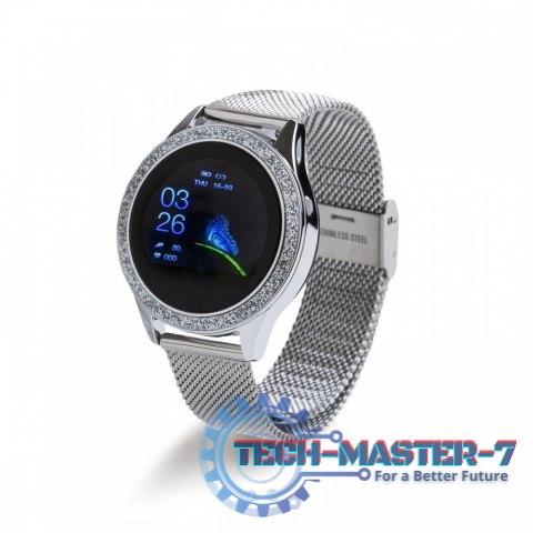 Smartwatch Oro Smart Crystal Srebry Smartwatch Oro Smart Crystal Srebry