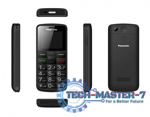 Telefon komórkowy dla seniora KX-TU110 czarny Telefon komórkowy dla seniora KX-TU110 czarny