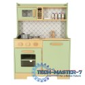 Kuchnia dla dzieci drewniana MDF miętowa Kuchnia dla dzieci drewniana MDF miętowa