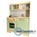 Kuchnia dla dzieci drewniana MDF miętowa Kuchnia dla dzieci drewniana MDF miętowa