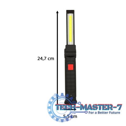 Lampa warsztatowa latarka USB 5 trybów magnes hak akumulator 1200 mAh 200 lm KAFUWELL Lampa warsztatowa latarka USB 5 trybów magnes hak akumulator 1200 mAh 200 lm KAFUWELL