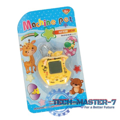 Tamagotchi gra elektroniczna dla dzieci jabłko żółty Tamagotchi gra elektroniczna dla dzieci jabłko żółty