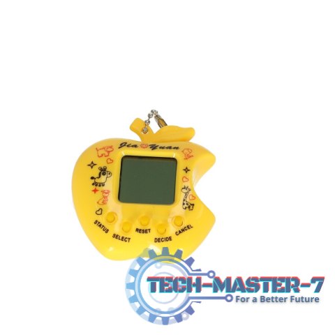Tamagotchi gra elektroniczna dla dzieci jabłko żółty Tamagotchi gra elektroniczna dla dzieci jabłko żółty