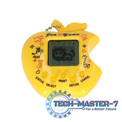 Tamagotchi gra elektroniczna dla dzieci jabłko żółty Tamagotchi gra elektroniczna dla dzieci jabłko żółty