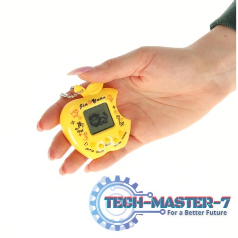 Tamagotchi gra elektroniczna dla dzieci jabłko żółty Tamagotchi gra elektroniczna dla dzieci jabłko żółty